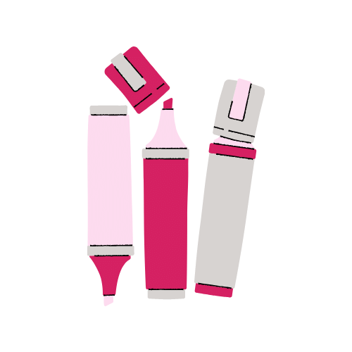 drawing of pens icon